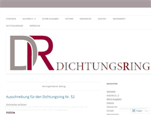 Tablet Screenshot of dichtungsring.org